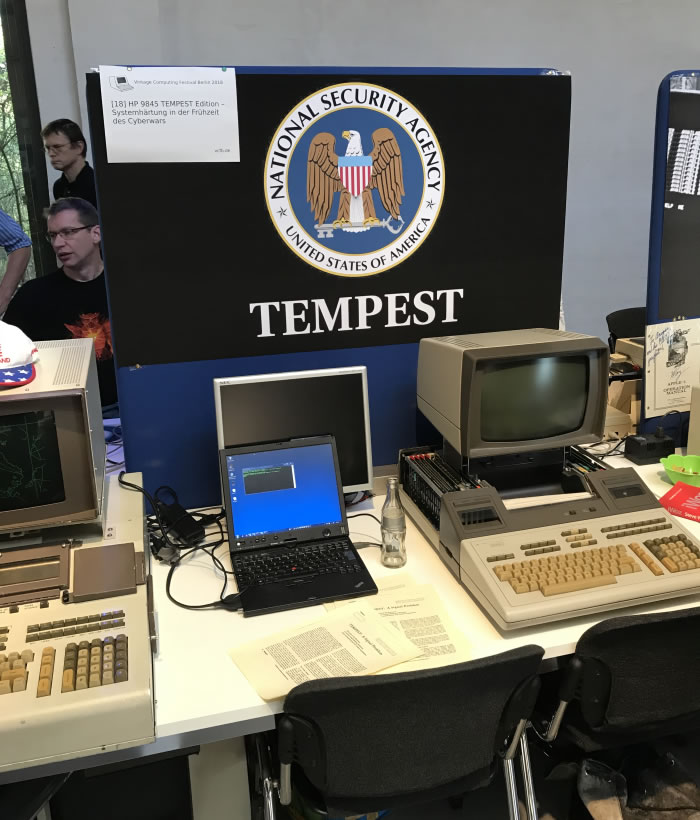 HP9845 TEMPEST Setup